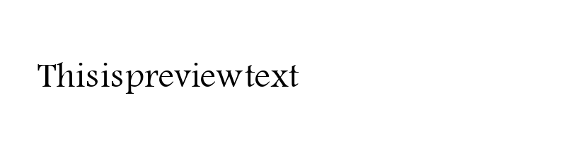 font preview of 119 faisal free