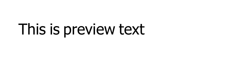 font preview of 123 H Sima