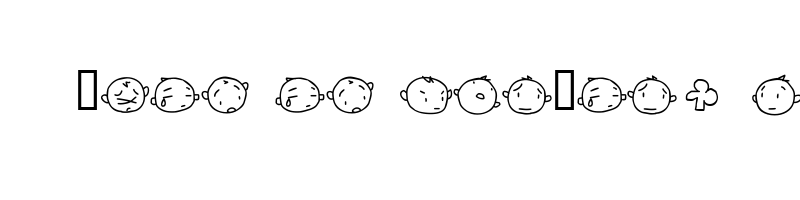 font preview of 20faces Regular
