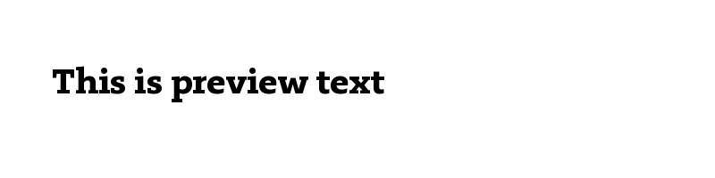 font preview of 29LTZaridSlab Bold