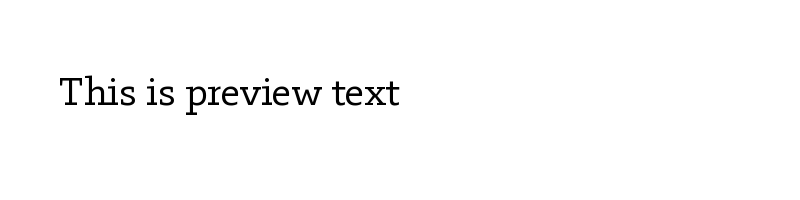 font preview of 29LTZaridSlab Regular 9ybVhNc