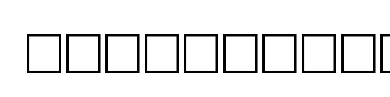 font preview of 2HARAMUB