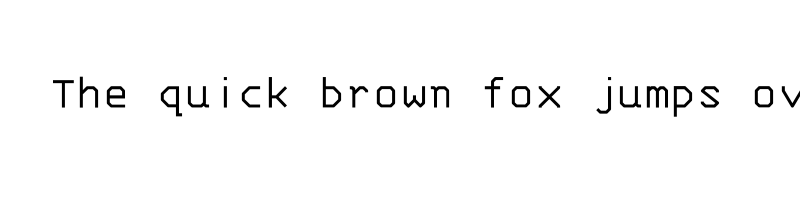 font preview of 3270 Regular
