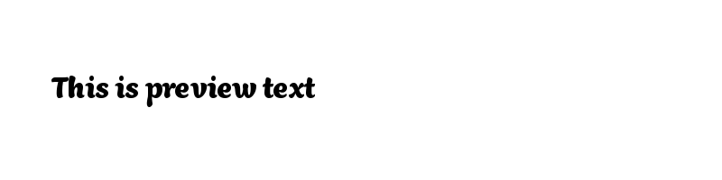 font preview of 4