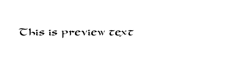 font preview of 42