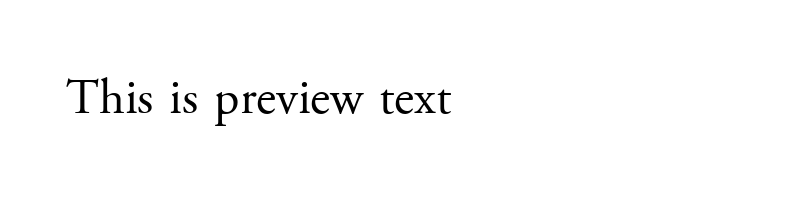 font preview of 5 A Nefel Sereke
