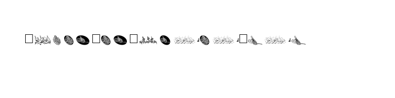 font preview of 5BISMILI