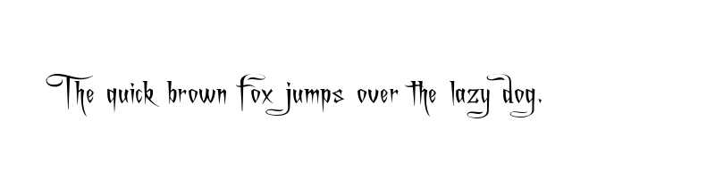 font preview of a charming expanded