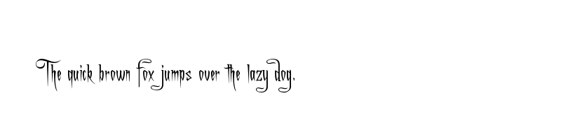 font preview of a charming font