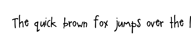 font preview of a little pot