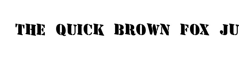 font preview of a stamper down bold