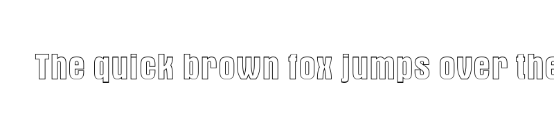 font preview of aalterna outline