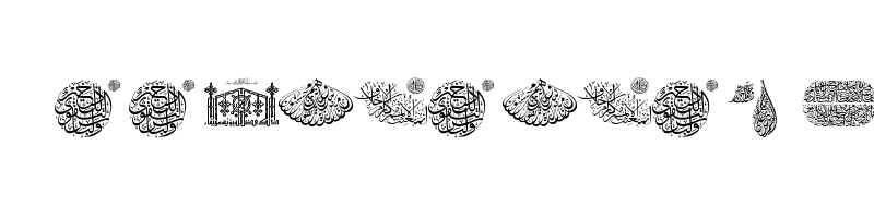 font preview of Aayat Quraan 19 Regular