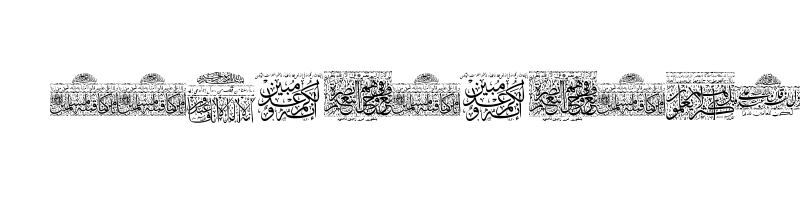 font preview of Aayat Quraan 24 Regular