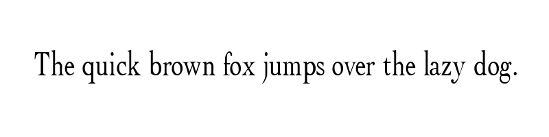 font preview of abalone