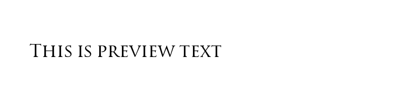 font preview of A.Banoo Light