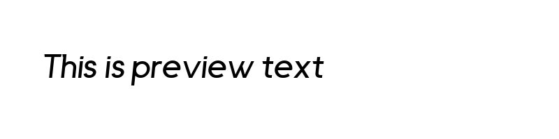 font preview of Abd ElRady Italic