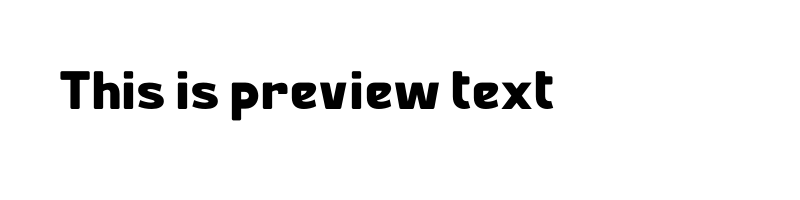 font preview of Abdo Master Heavy