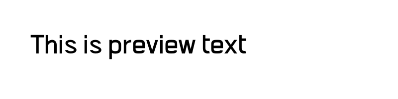 font preview of Abdo Master Normal