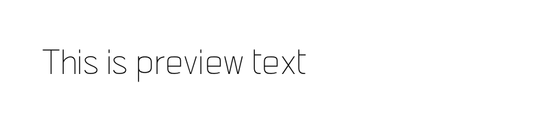font preview of AbdoMaster Thin