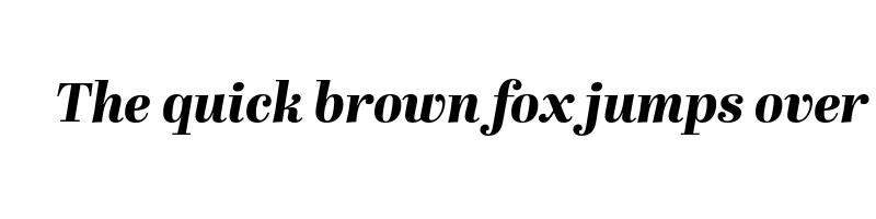 font preview of abril display extra bold italic