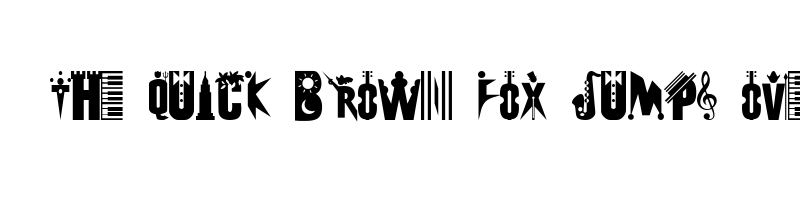 font preview of abstrakt dezign