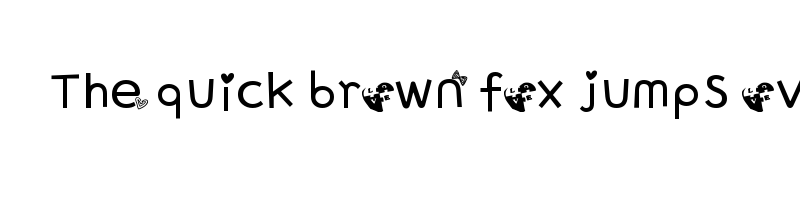 font preview of ac love