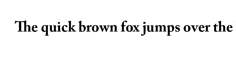 font preview of acaslon pro bold