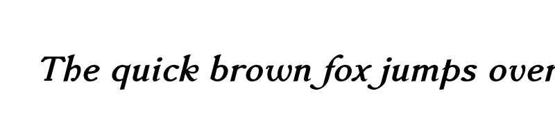 font preview of accanthis adf std bolditalic