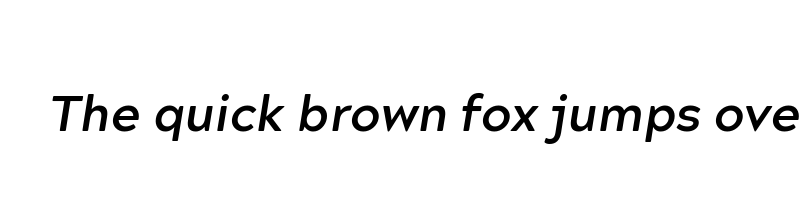 font preview of acherus grotesque bold italic