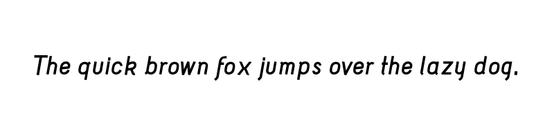 font preview of acid bolditalic