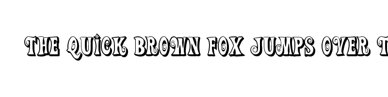 font preview of action is 3d jl