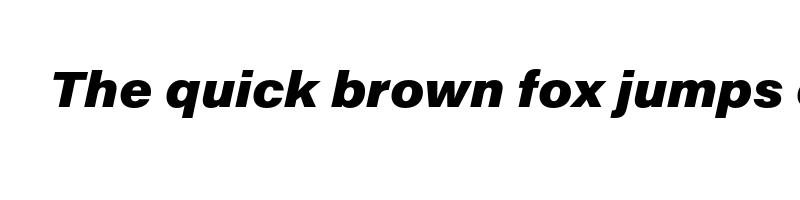 font preview of acumin pro wide black italic