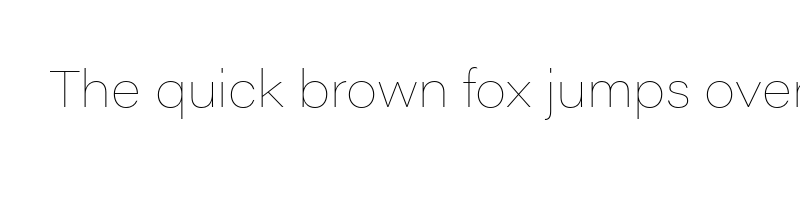 font preview of acumin pro wide thin