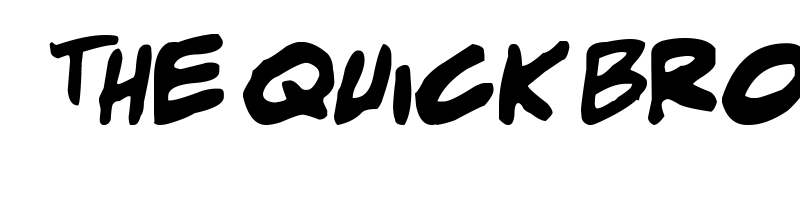 font preview of adam warren 02 bold italic