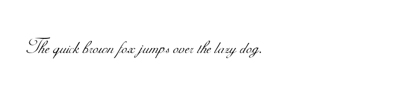 font preview of adine kirnberg regular