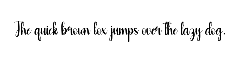 font preview of adjustment