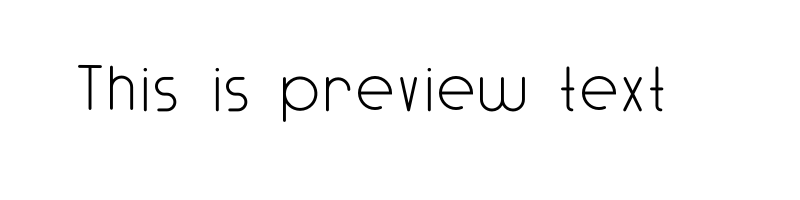 font preview of Adlanta Regular
