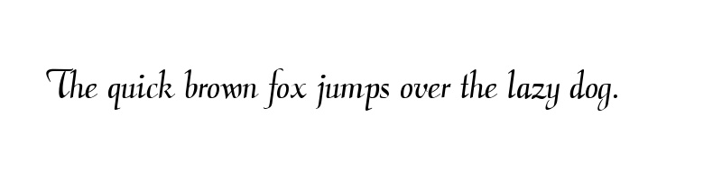 font preview of admiral