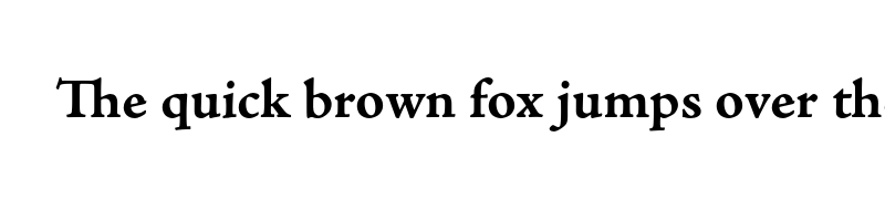 font preview of adobe jenson pro bold caption