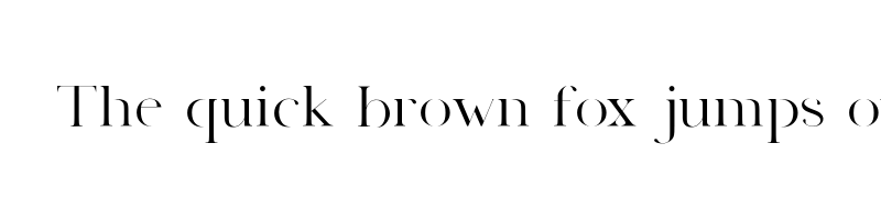 font preview of adore regular