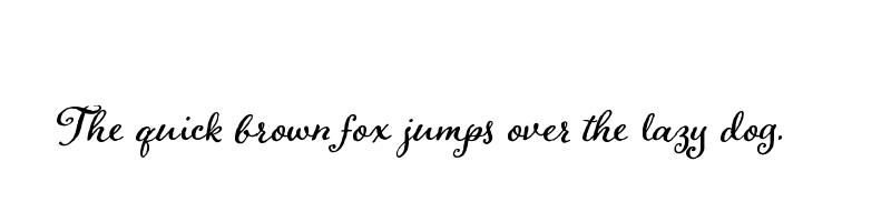 font preview of adorn bouquet