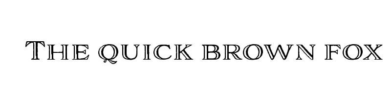 font preview of adorn engraved expanded