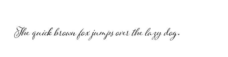 font preview of adorn pomander