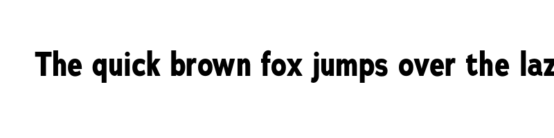 font preview of adrianna condensed bold