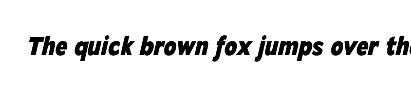 font preview of adrianna condensed extrabold italic