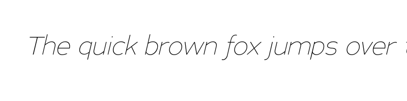 font preview of adrianna thin italic