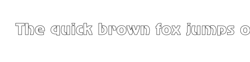 font preview of adver gothic hollow
