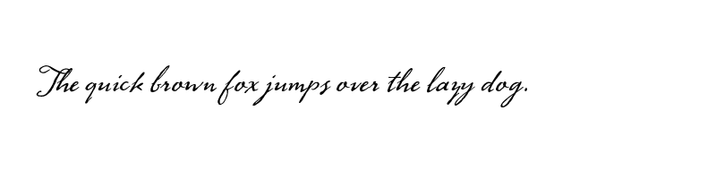 font preview of ae prosperity