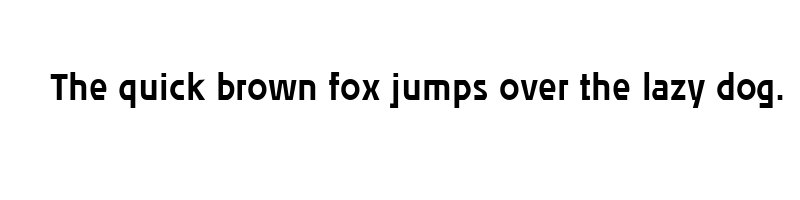 font preview of affluent bold